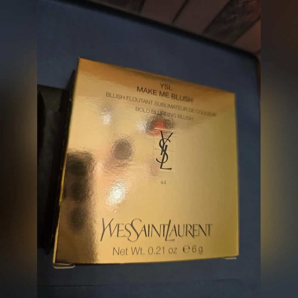 YSL MAKE ME BLUSH 24H BUILDABLE BLURRING POWDER BLUSH 6 ROSE HAZE/SOFT NUDE PINK